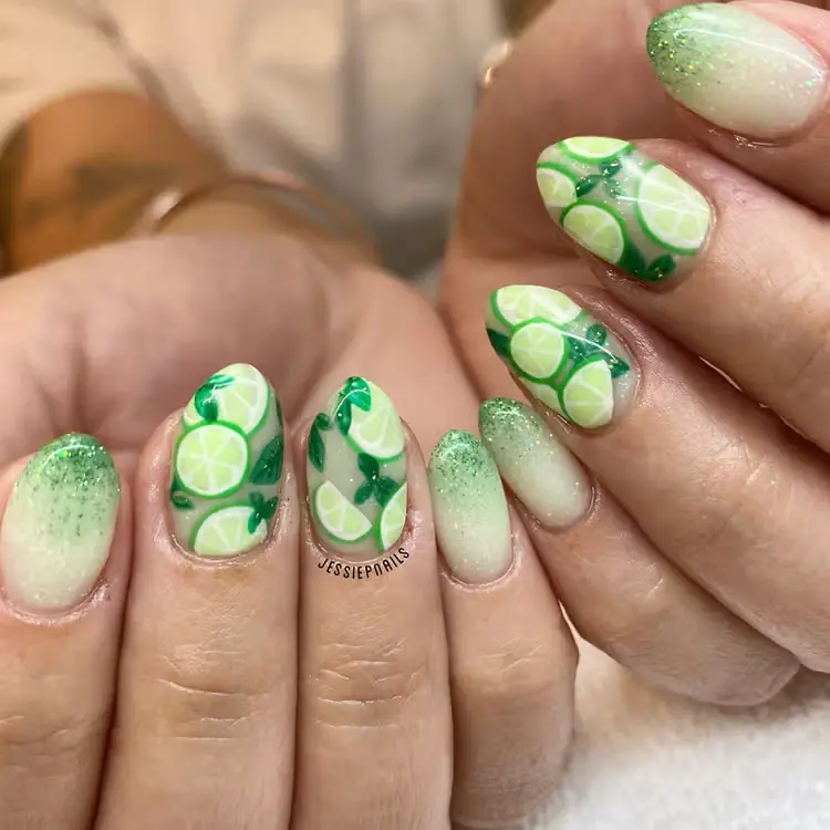 mojito nails