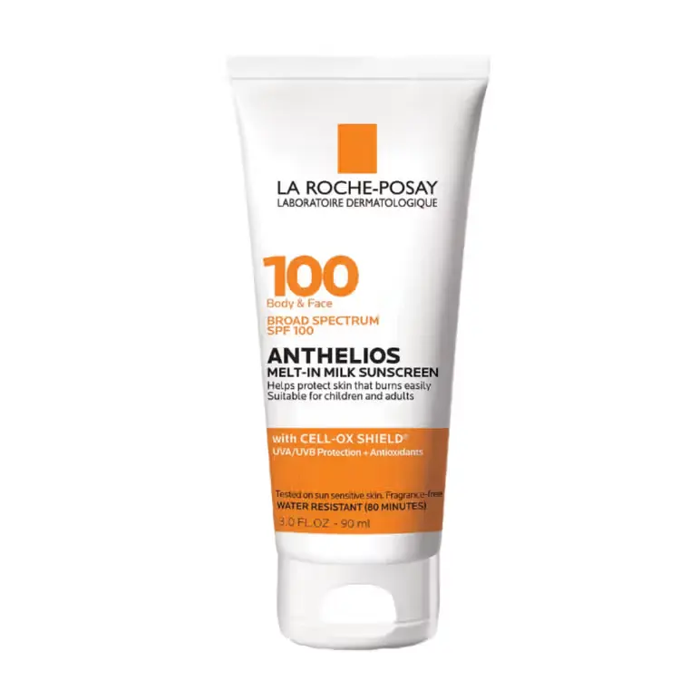 La Roche-Posay Anthelios Melt-in Milk Body & Face Sunscreen Lotion SPF 100