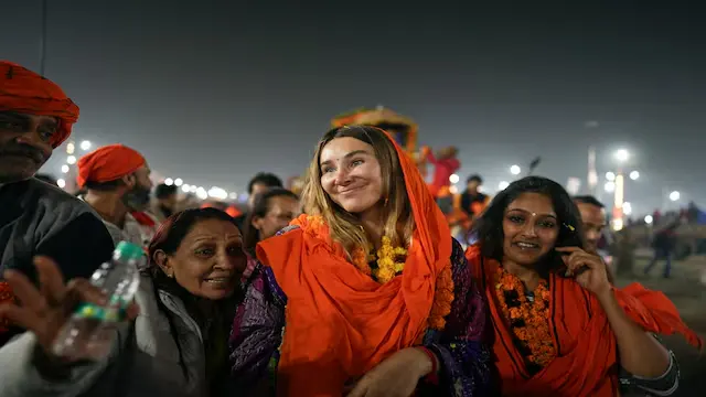 3) In FY24, the travel and tourism industry in India generated roughly 84.63 million jobs, encompassing both direct and indirect employment. This sector contributed 5.22% to India's economy, with direct contributions amounting to ₹8.18 lakh crore. (Image: AP Photo)