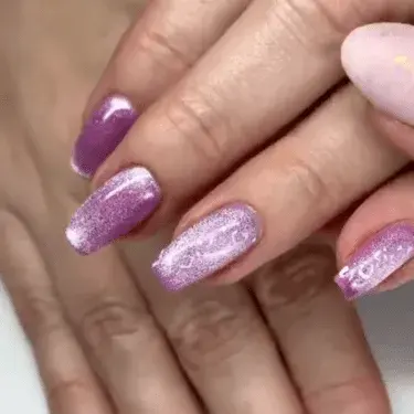 glitter nails