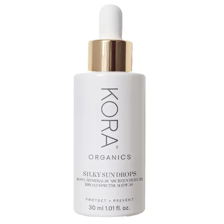 Kora Organics Silky Sun Drops 100% Mineral Sunscreen Serum