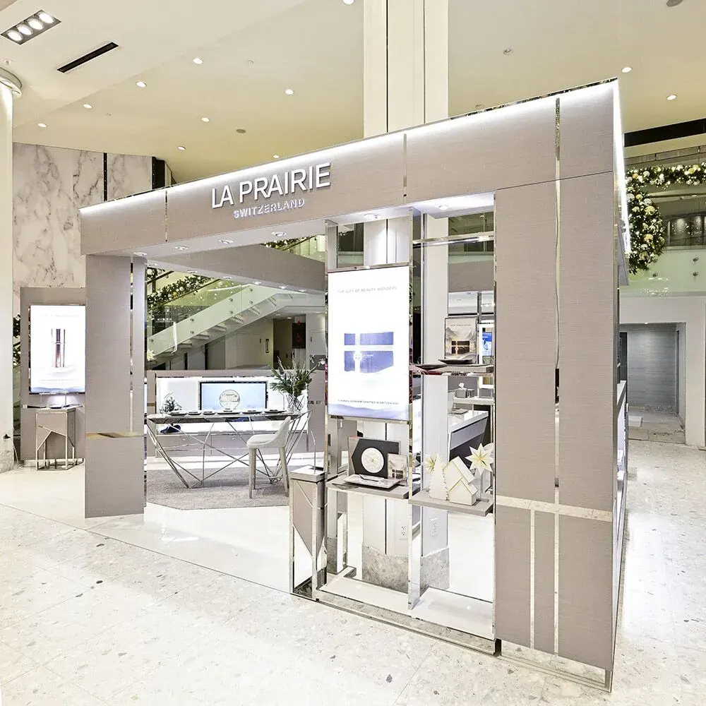 NEW YORK, NEW YORK - NOVEMBER 13: A general view inside the beauty renovation at Macy's Herald Square on November 13, 2025 in New York City. 