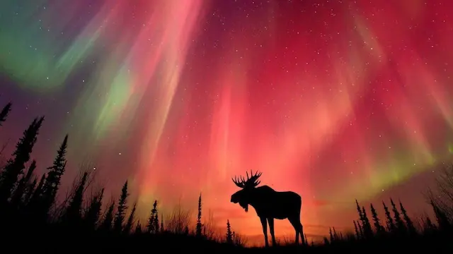Aurora Borealis canada Image X@forallcurious