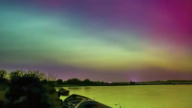 Aurora Borealis Galway. (Image X@Galwaytourism)
