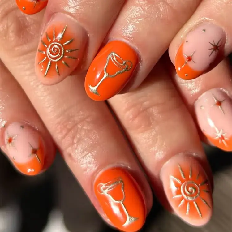 Summer Friday nails