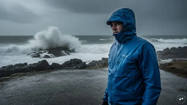 Waterproof rain jacket (Image AI generated)