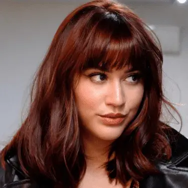 blunt bangs