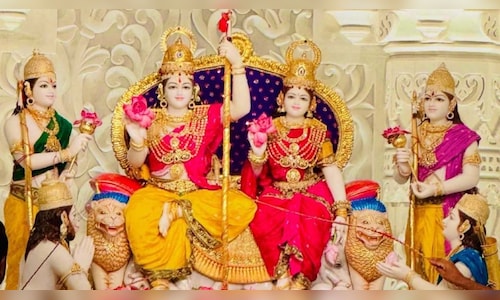 Gujarat Resident Contributes Diamond-Encrusted Crowns and Gold Bow and Arrow to Ram Temple Trust