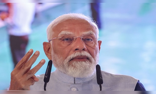 PM Modi launches the final segment of phase 2 metro service in Gandhinagar.