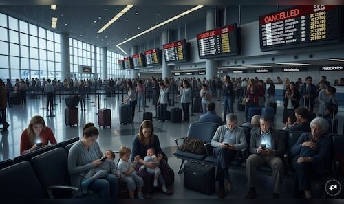 Over 4,000 Flights Delayed and 100+ Canceled Nationwide: Significant Impact on Major Airports and Airlines