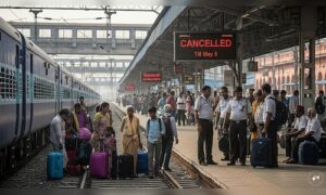 South Central Railway Suspends Trains on Vijayawada–Duvvada Route Until May 5: See Complete List