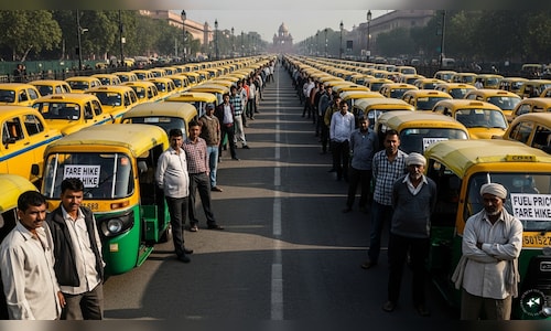 Delhi taxi unions declare a three-day strike starting May 21 to protest fare increase demands.