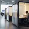 Personal workspace pods launched for travelers at Hyderabad airport.