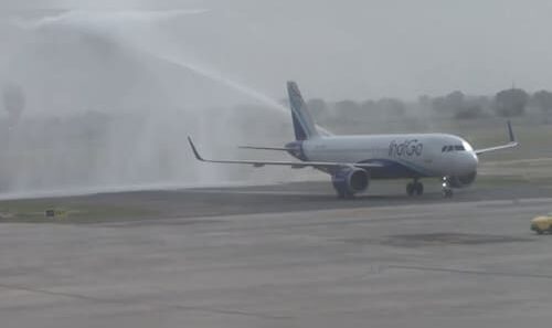 Commercial Operations Launch at Noida Airport in Jewar with IndiGo's Inaugural Flight from Lucknow | Watch