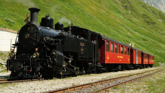 A Century-Old Steam Train Revived in the Swiss Alps