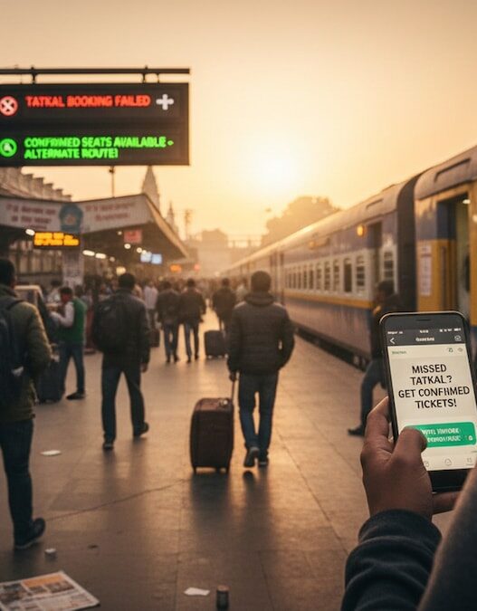 Didn’t secure your Tatkal ticket? Discover an alternative for confirming your train reservation.