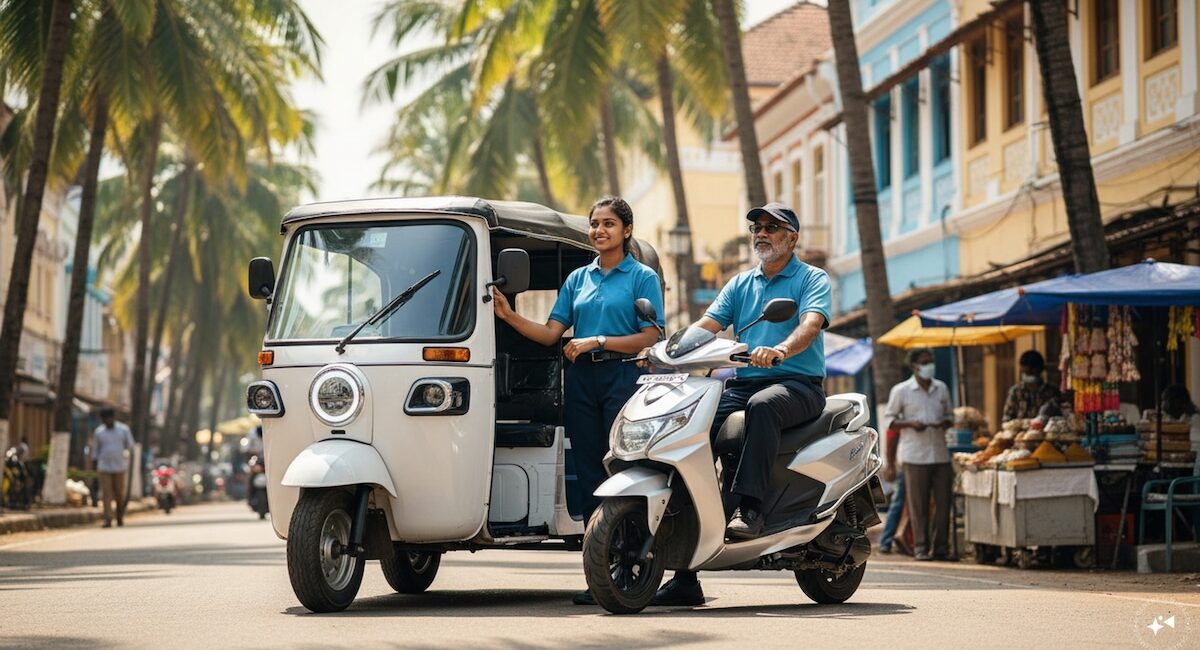 Goa to Offer Up to 50% Subsidy on Electric Vehicles for Bike Taxi and Autorickshaw Drivers