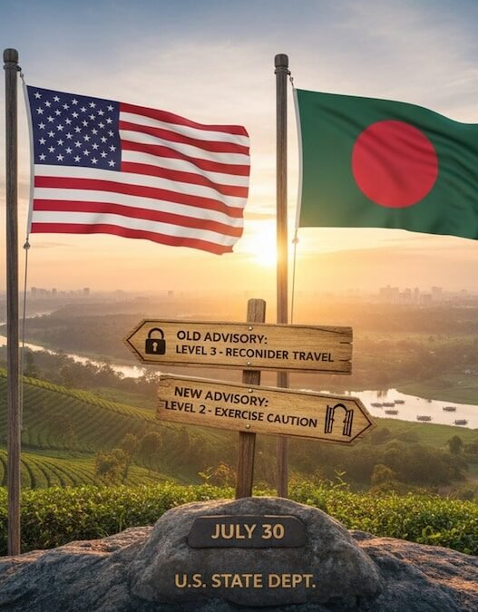 US Lowers Travel Advisory for Bangladesh to Level 2, Maintains Caution for Chittagong Hills and Myanmar Border