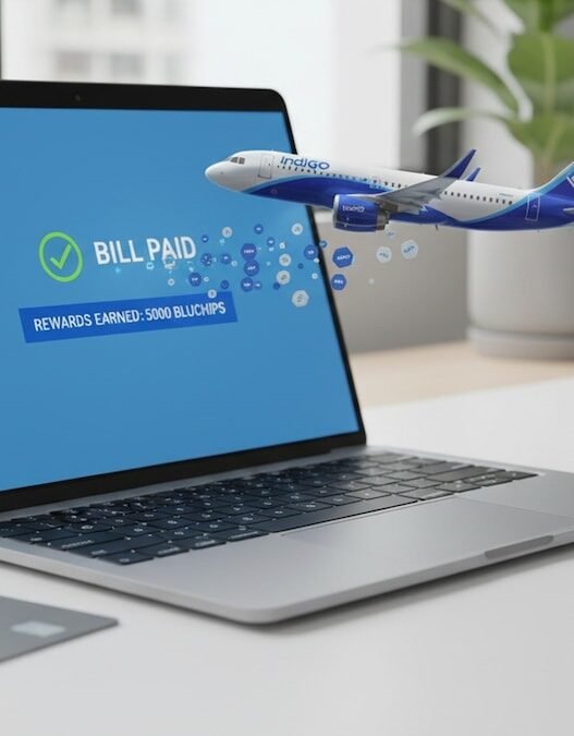 Earn IndiGo BluChips rewards by paying your credit card bills: Here's how it works.