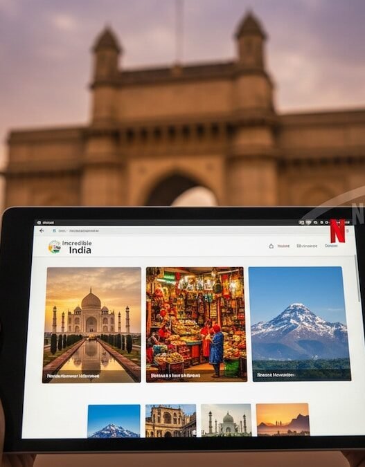 Netflix and the Ministry of Tourism Unveil New Section on the Incredible India Website